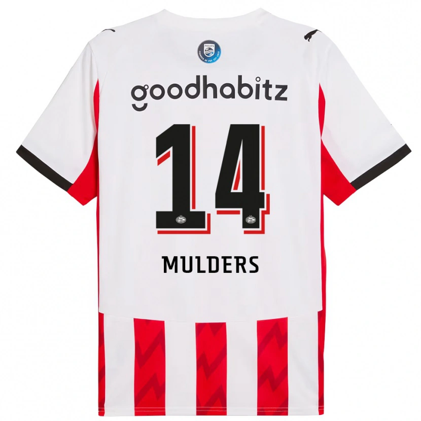 Danxen Damen Boet Mulders #14 Rot Weiß Heimtrikot Trikot 2025/26 T-Shirt Österreich