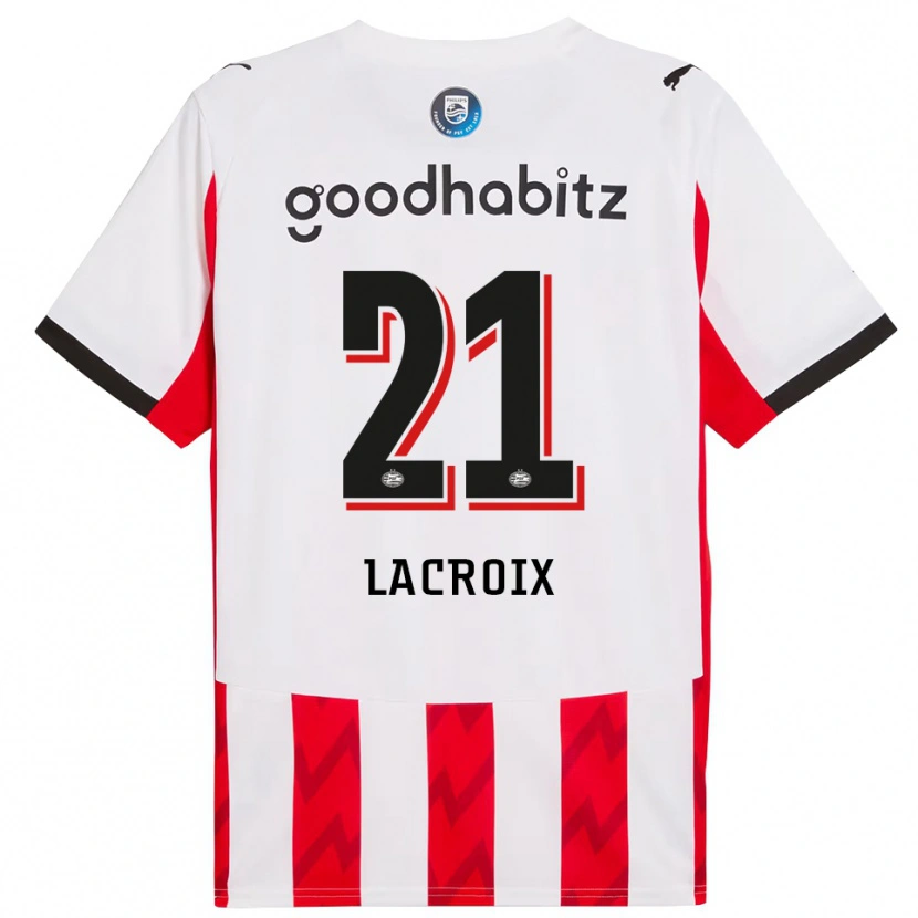 Danxen Damen Robine Lacroix #21 Rot Weiß Heimtrikot Trikot 2025/26 T-Shirt Österreich