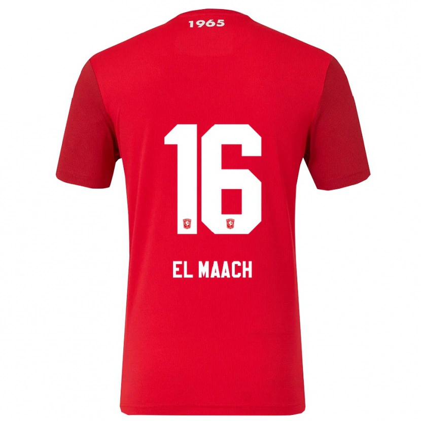 Danxen Damen Issam El Maach #16 Rot Weiß Heimtrikot Trikot 2025/26 T-Shirt Österreich