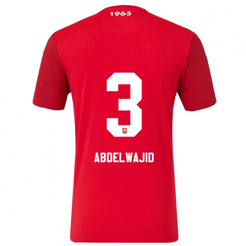 Danxen Damen Naoufal Abdelwajid #3 Rot Weiß Heimtrikot Trikot 2025/26 T-Shirt Österreich