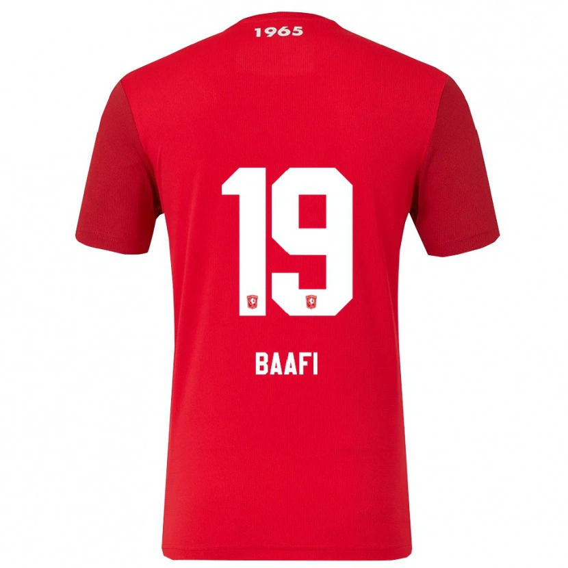 Danxen Damen Maximilian Baafi #19 Rot Weiß Heimtrikot Trikot 2025/26 T-Shirt Österreich