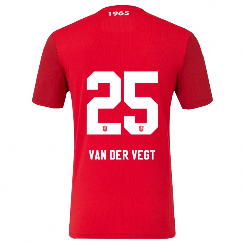 Danxen Damen Imre Van Der Vegt #25 Rot Weiß Heimtrikot Trikot 2025/26 T-Shirt Österreich