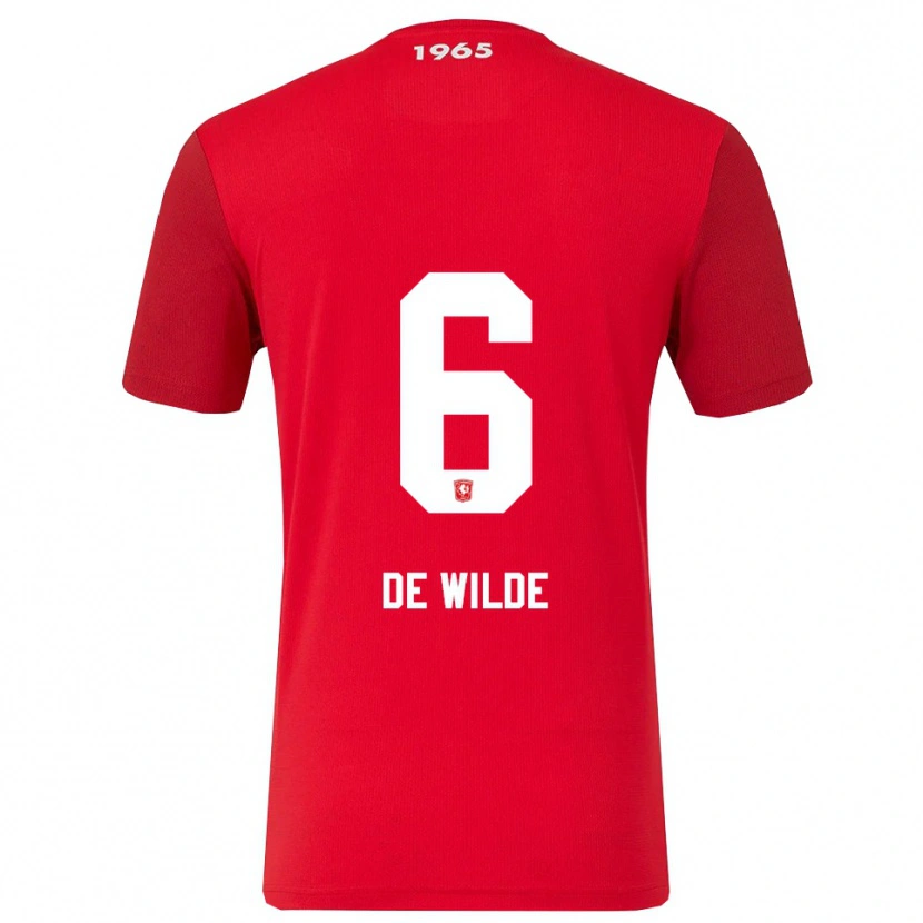 Danxen Damen Morris De Wilde #6 Rot Weiß Heimtrikot Trikot 2025/26 T-Shirt Österreich
