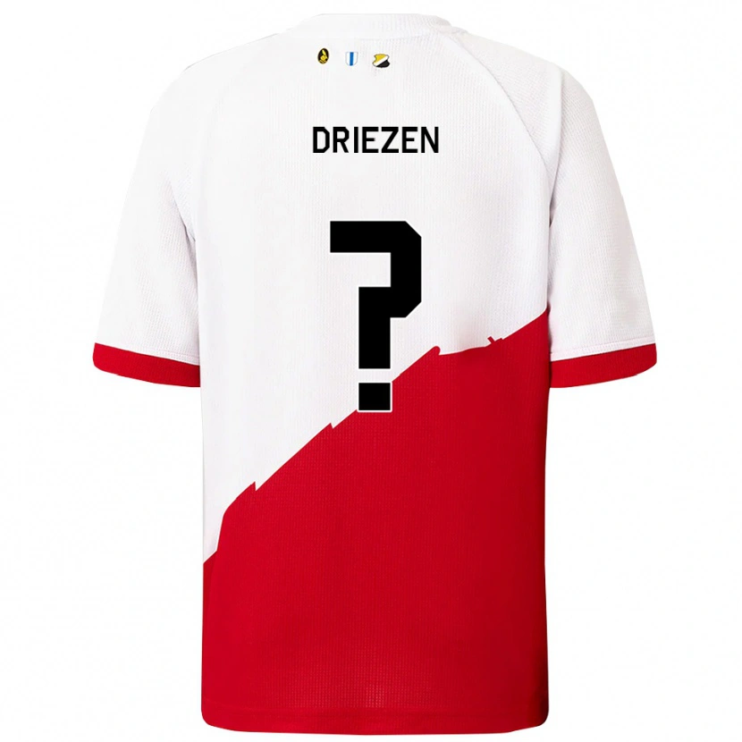 Danxen Damen Michel Driezen #0 Weiß Rot Heimtrikot Trikot 2025/26 T-Shirt Österreich