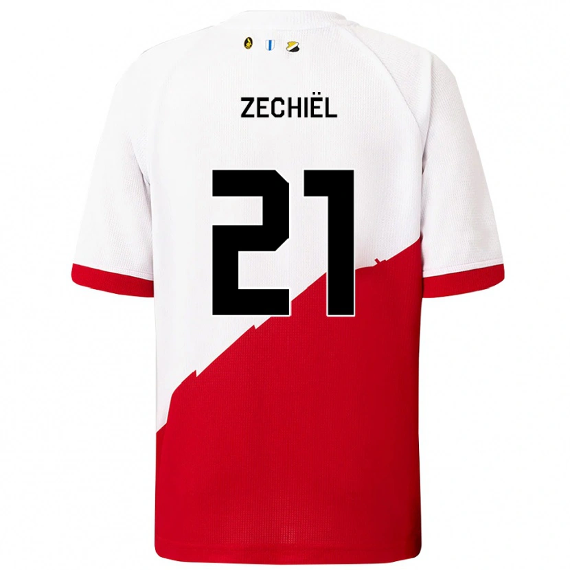 Danxen Damen Gjivai Zechiël #21 Weiß Rot Heimtrikot Trikot 2025/26 T-Shirt Österreich