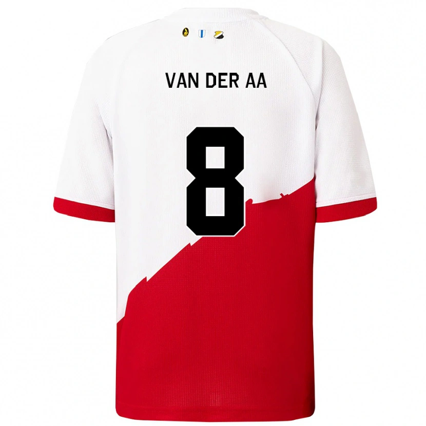 Danxen Damen Victor Van Der Aa #8 Weiß Rot Heimtrikot Trikot 2025/26 T-Shirt Österreich