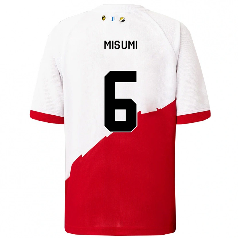 Danxen Damen Noë Misumi #6 Weiß Rot Heimtrikot Trikot 2025/26 T-Shirt Österreich