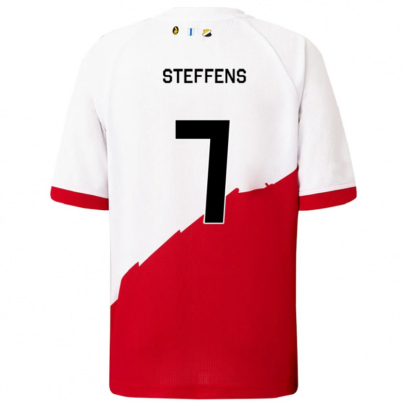 Danxen Damen Servahterio Steffens #7 Weiß Rot Heimtrikot Trikot 2025/26 T-Shirt Österreich