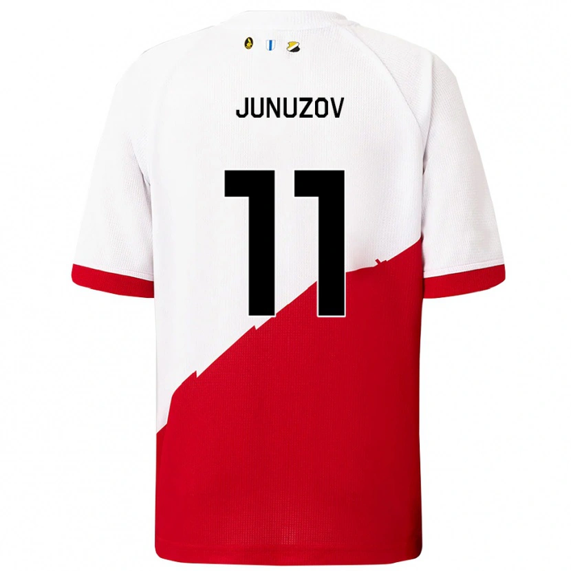 Danxen Damen Melih Junuzov #11 Weiß Rot Heimtrikot Trikot 2025/26 T-Shirt Österreich