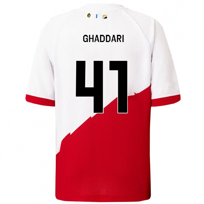 Danxen Damen Massien Ghaddari #41 Weiß Rot Heimtrikot Trikot 2025/26 T-Shirt Österreich