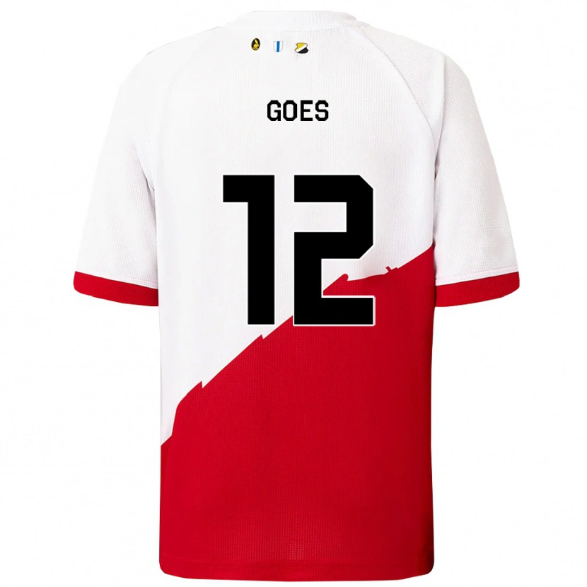 Danxen Damen Kenji Goes #12 Weiß Rot Heimtrikot Trikot 2025/26 T-Shirt Österreich