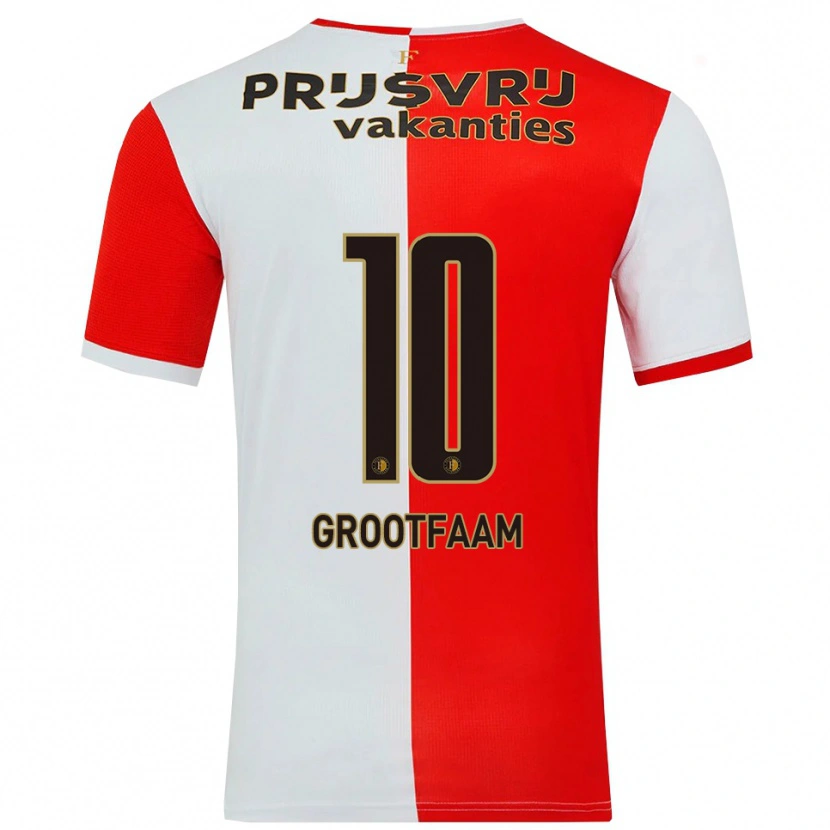 Danxen Damen Ilai Grootfaam #10 Rot Weiß Heimtrikot Trikot 2025/26 T-Shirt Österreich