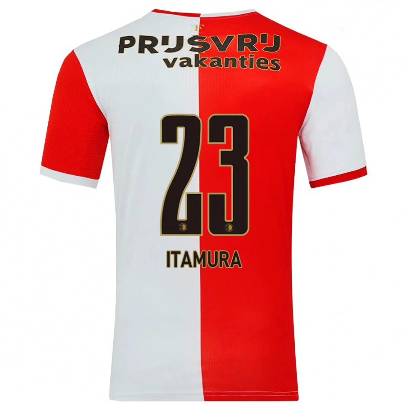 Danxen Damen Mao Itamura #23 Rot Weiß Heimtrikot Trikot 2025/26 T-Shirt Österreich