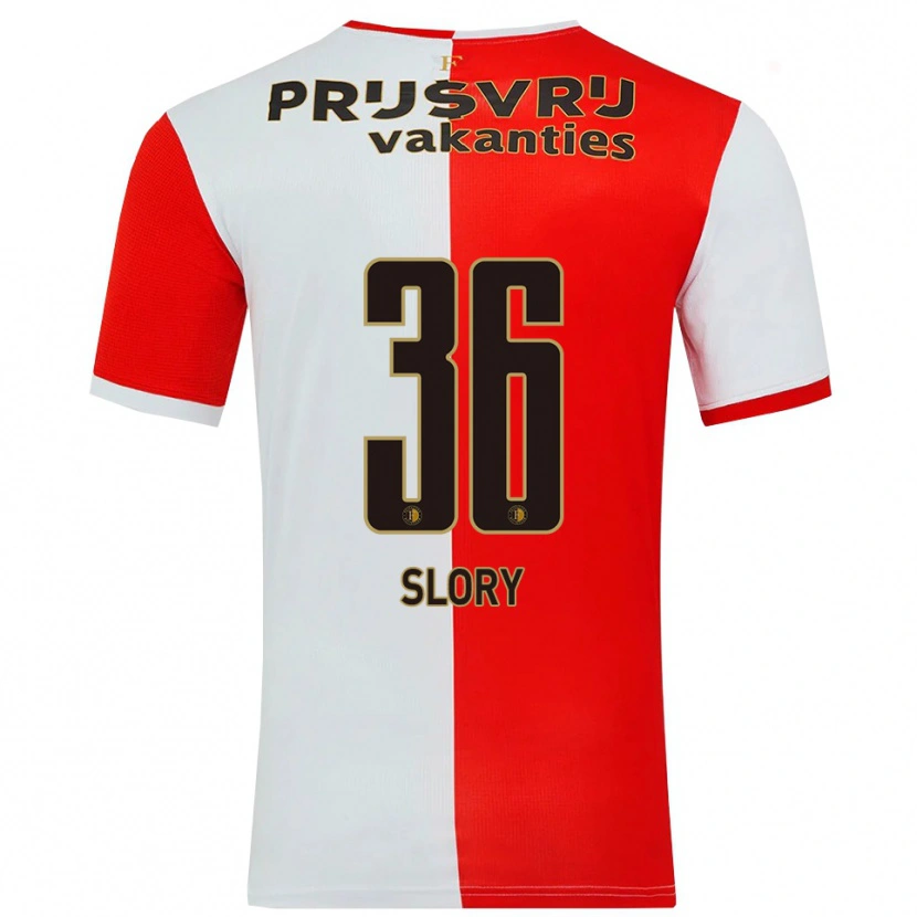 Danxen Damen Jaden Slory #36 Rot Weiß Heimtrikot Trikot 2025/26 T-Shirt Österreich
