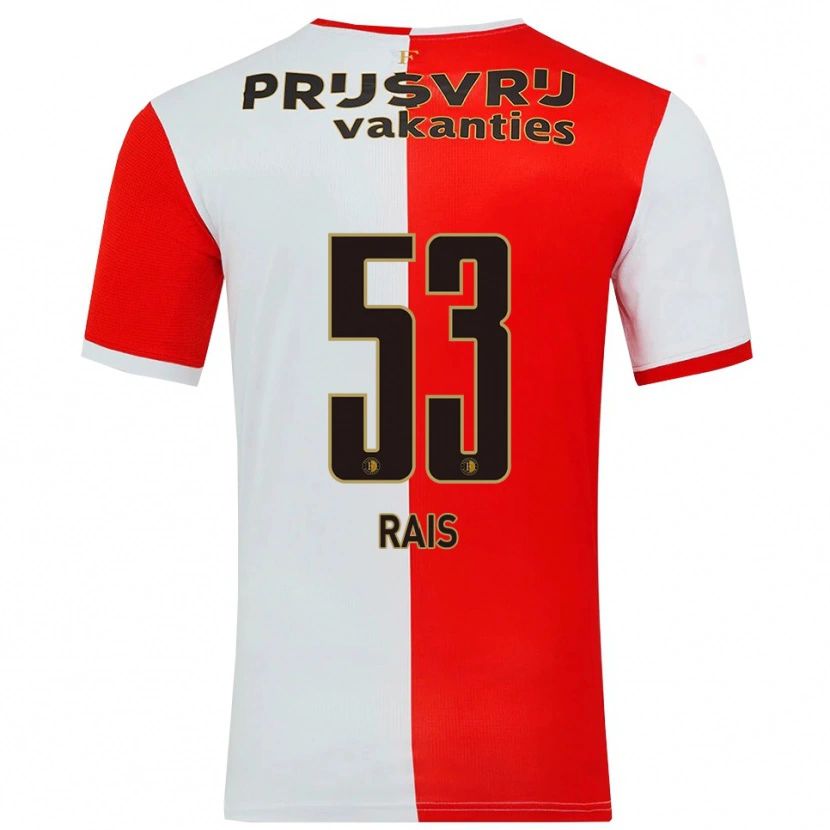 Danxen Damen Amir Rais #53 Rot Weiß Heimtrikot Trikot 2025/26 T-Shirt Österreich