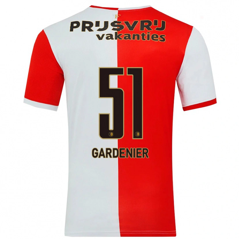 Danxen Damen Lucas Gardenier #51 Rot Weiß Heimtrikot Trikot 2025/26 T-Shirt Österreich