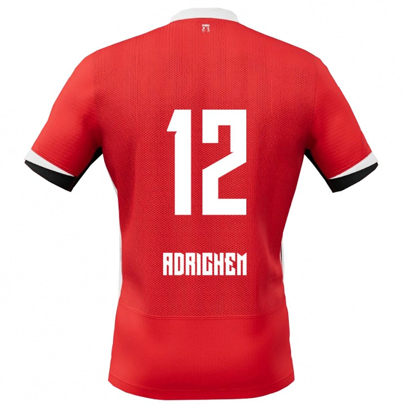Danxen Damen Mees Adrichem #12 Rot Weiß Heimtrikot Trikot 2025/26 T-Shirt Österreich