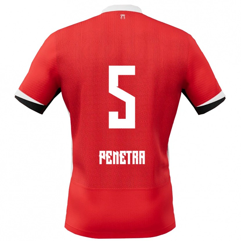 Danxen Damen Alexandre Penetra #5 Rot Weiß Heimtrikot Trikot 2025/26 T-Shirt Österreich