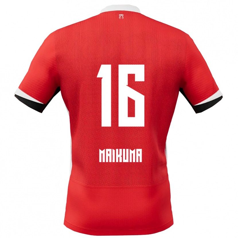 Danxen Damen Seiya Maikuma #16 Rot Weiß Heimtrikot Trikot 2025/26 T-Shirt Österreich
