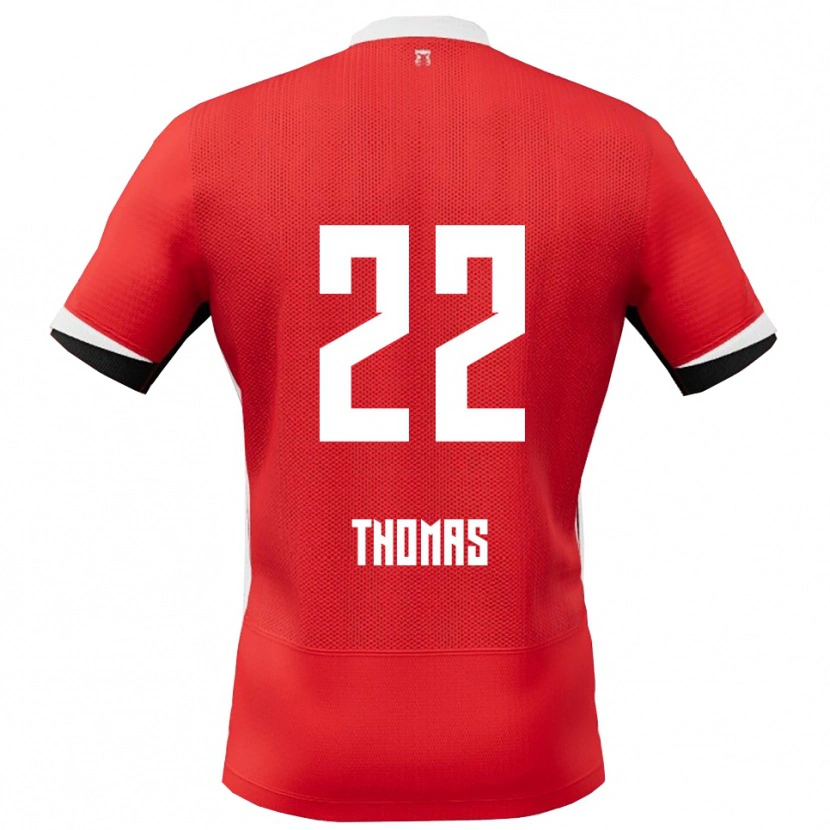 Danxen Damen Kealyn Thomas #22 Rot Weiß Heimtrikot Trikot 2025/26 T-Shirt Österreich