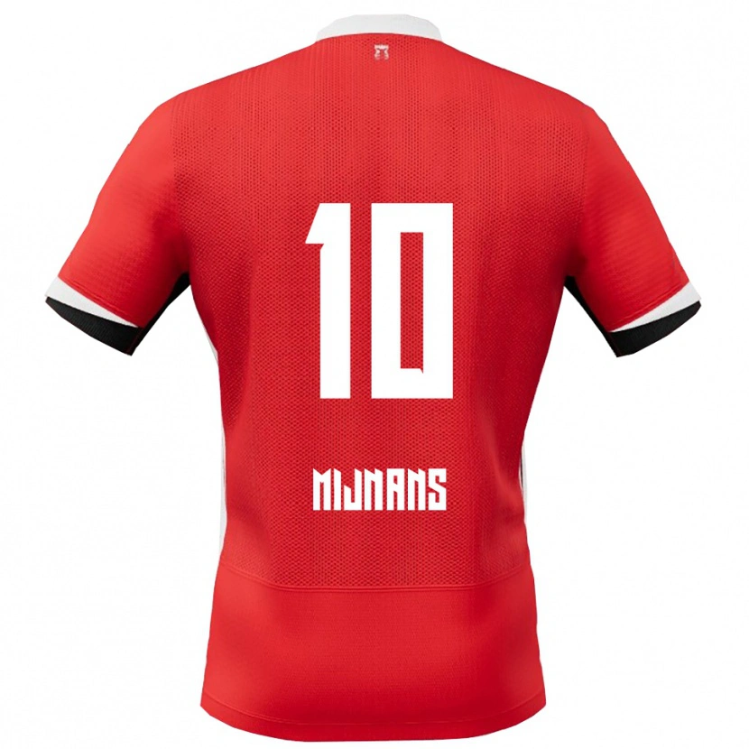 Danxen Damen Sven Mijnans #10 Rot Weiß Heimtrikot Trikot 2025/26 T-Shirt Österreich