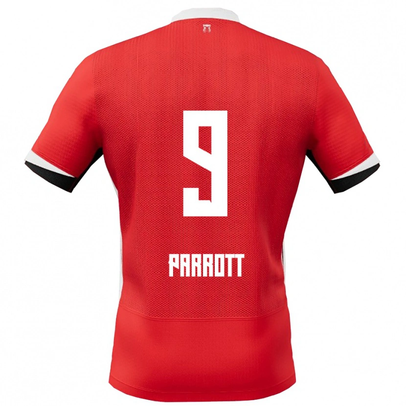 Danxen Damen Troy Parrott #9 Rot Weiß Heimtrikot Trikot 2025/26 T-Shirt Österreich