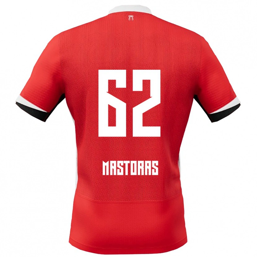 Danxen Damen Enoch Mastoras #62 Rot Weiß Heimtrikot Trikot 2025/26 T-Shirt Österreich