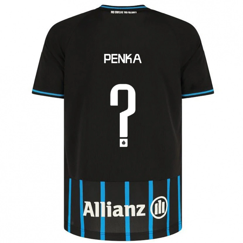 Danxen Damen Godfried Penka #0 Schwarz Blau Heimtrikot Trikot 2025/26 T-Shirt Österreich