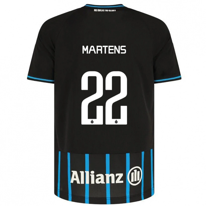 Danxen Damen Quinze Martens #22 Schwarz Blau Heimtrikot Trikot 2025/26 T-Shirt Österreich