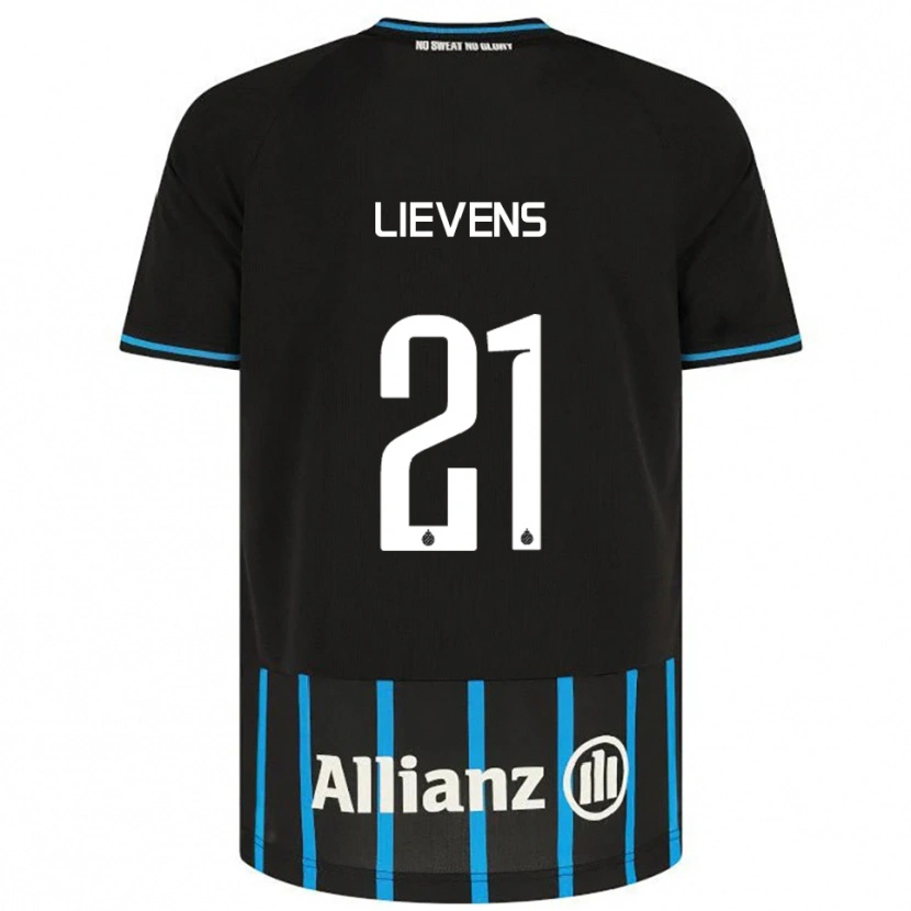 Danxen Damen Caitlin Lievens #21 Schwarz Blau Heimtrikot Trikot 2025/26 T-Shirt Österreich