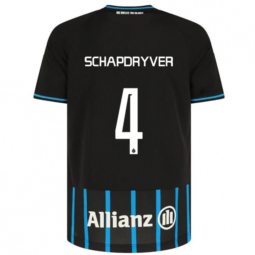 Danxen Damen Emely Schapdryver #4 Schwarz Blau Heimtrikot Trikot 2025/26 T-Shirt Österreich