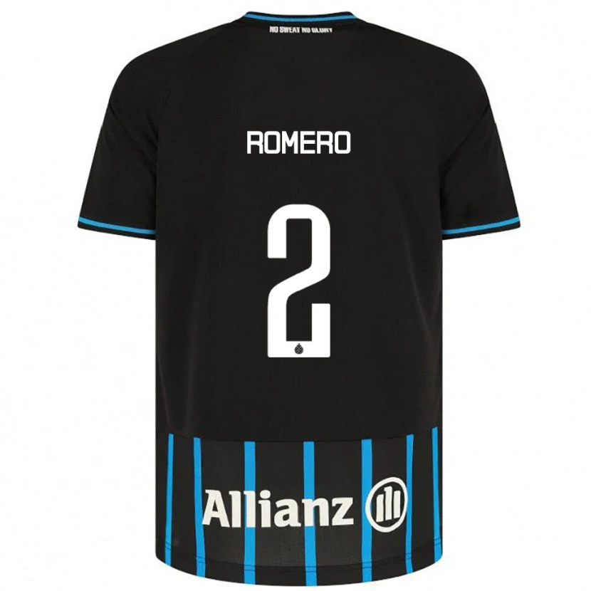 Danxen Damen Zaid Romero #2 Schwarz Blau Heimtrikot Trikot 2025/26 T-Shirt Österreich