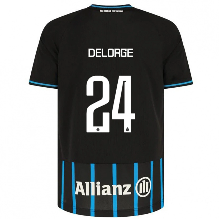 Danxen Damen Lucas Delorge #24 Schwarz Blau Heimtrikot Trikot 2025/26 T-Shirt Österreich