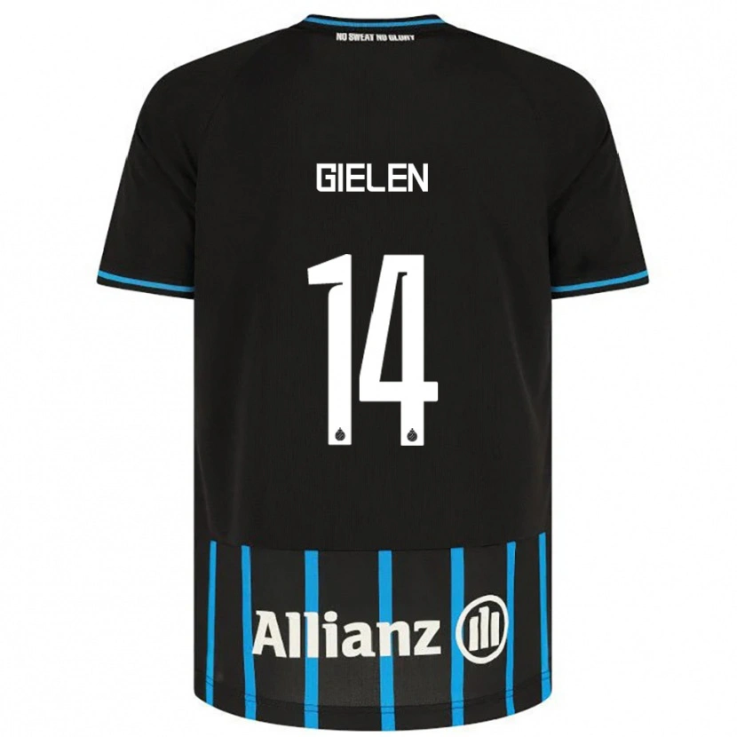 Danxen Damen Sterre Gielen #14 Schwarz Blau Heimtrikot Trikot 2025/26 T-Shirt Österreich