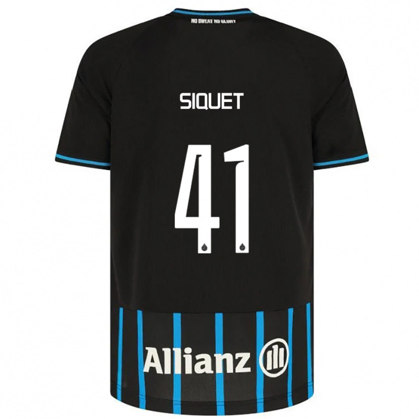 Danxen Damen Hugo Siquet #41 Schwarz Blau Heimtrikot Trikot 2025/26 T-Shirt Österreich