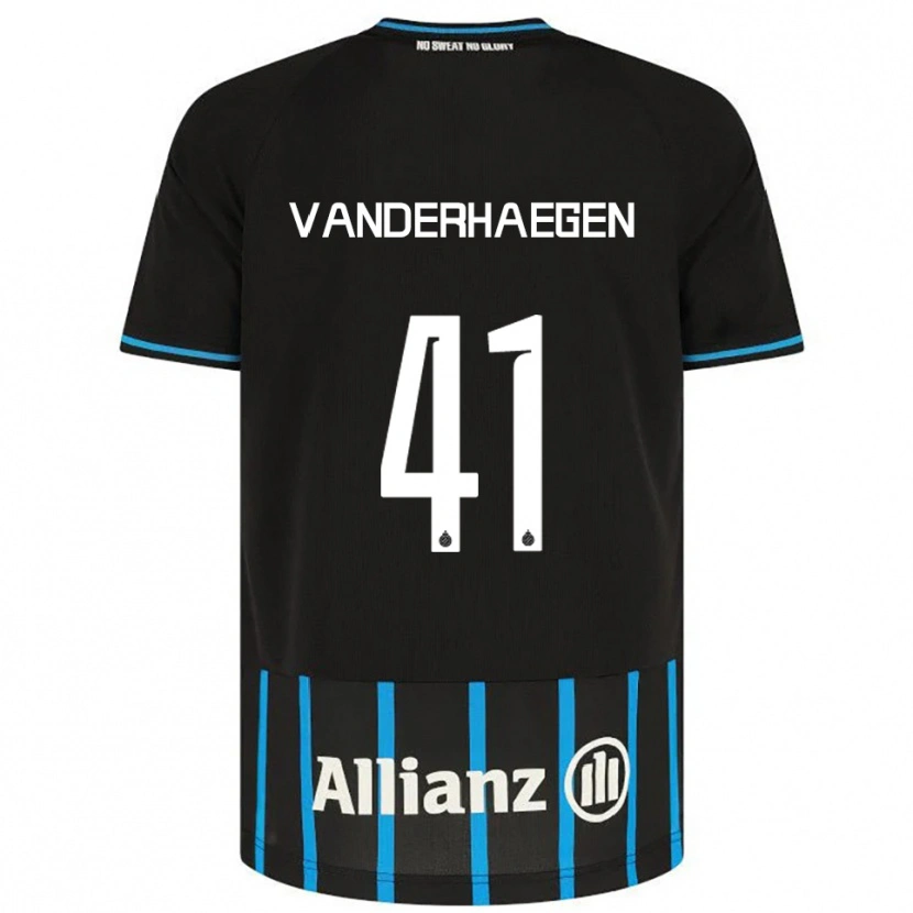 Danxen Damen Lotte Vanderhaegen #41 Schwarz Blau Heimtrikot Trikot 2025/26 T-Shirt Österreich