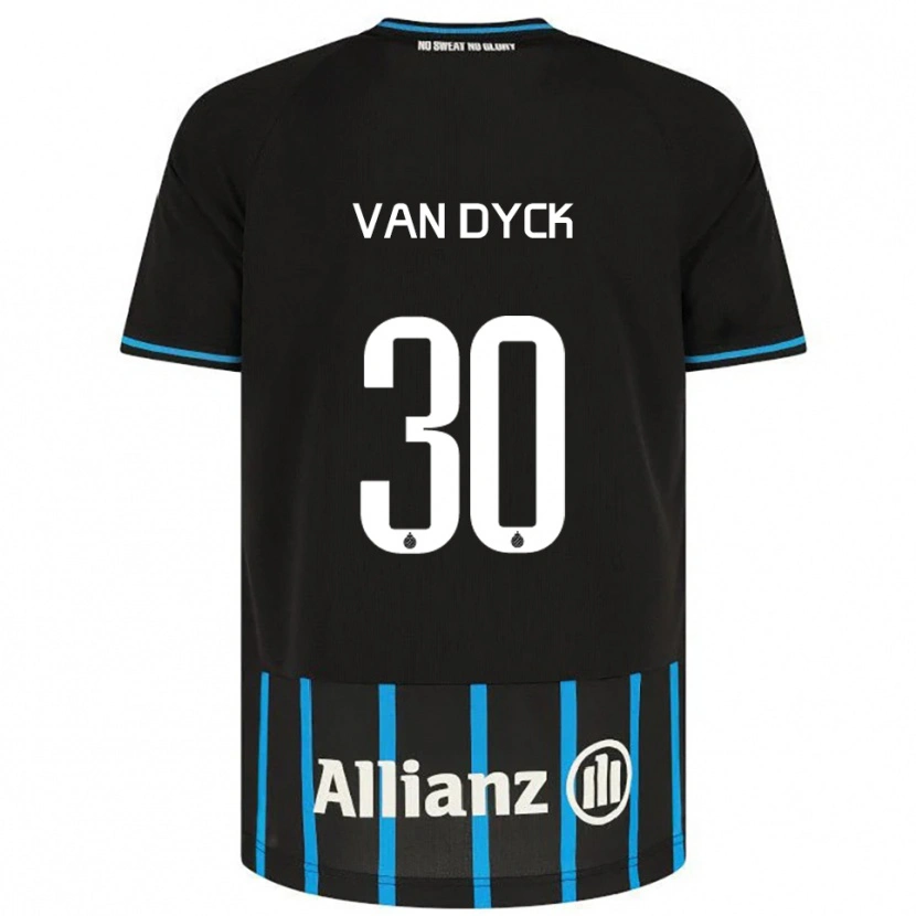 Danxen Damen Nell Van Dyck #30 Schwarz Blau Heimtrikot Trikot 2025/26 T-Shirt Österreich