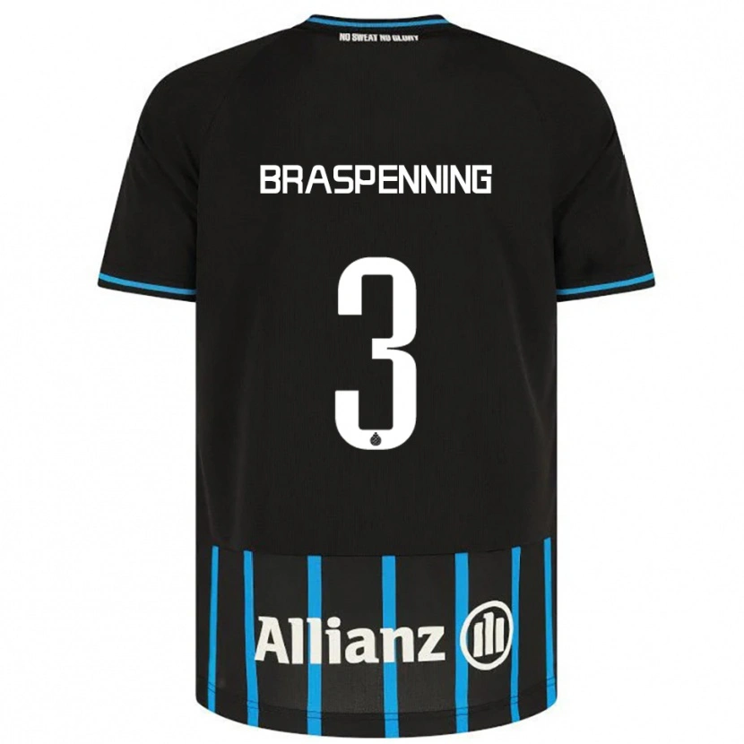 Danxen Damen Daan Braspenning #3 Schwarz Blau Heimtrikot Trikot 2025/26 T-Shirt Österreich