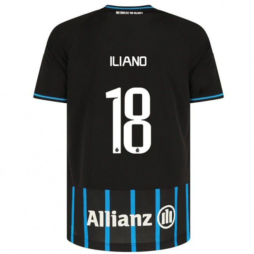 Danxen Damen Isabelle Iliano #18 Schwarz Blau Heimtrikot Trikot 2025/26 T-Shirt Österreich