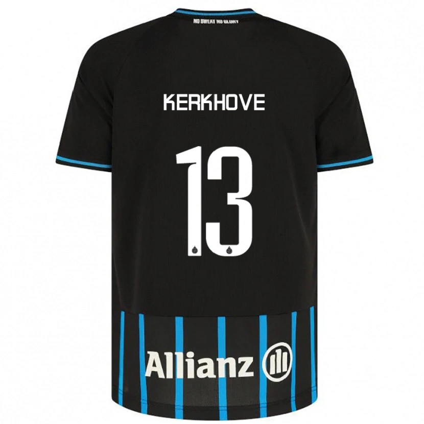 Danxen Damen Angel Kerkhove #13 Schwarz Blau Heimtrikot Trikot 2025/26 T-Shirt Österreich