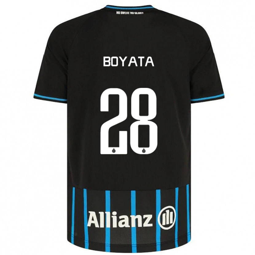 Danxen Damen Dedryck Boyata #28 Schwarz Blau Heimtrikot Trikot 2025/26 T-Shirt Österreich