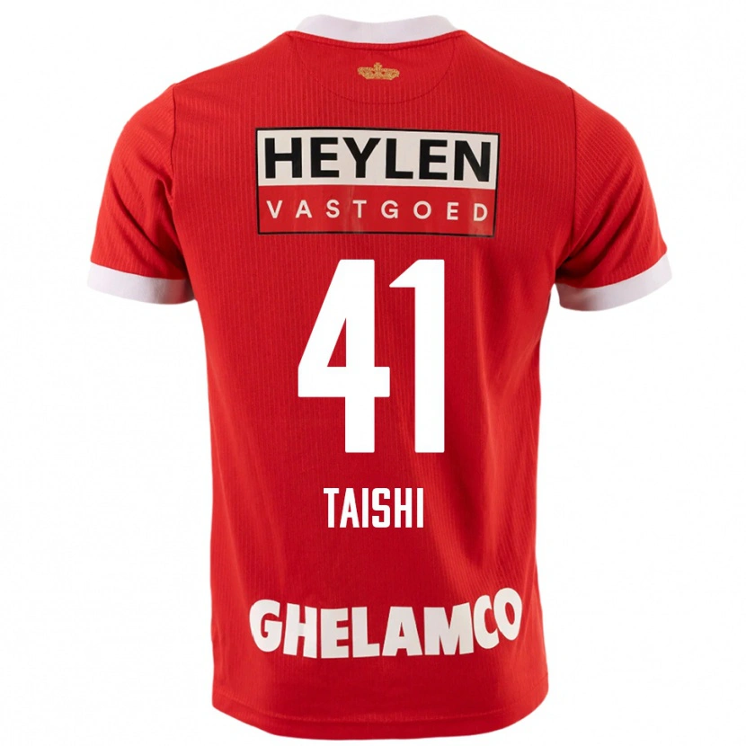 Danxen Damen Taishi Brandon Nozawa #41 Rot Weiß Heimtrikot Trikot 2025/26 T-Shirt Österreich