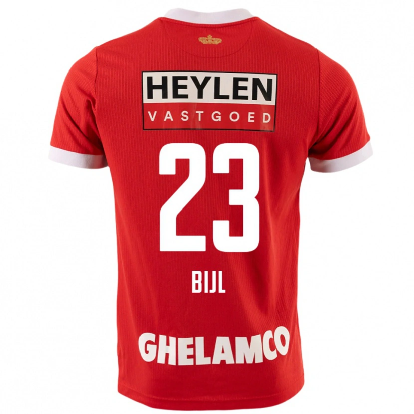 Danxen Damen Glenn Bijl #23 Rot Weiß Heimtrikot Trikot 2025/26 T-Shirt Österreich