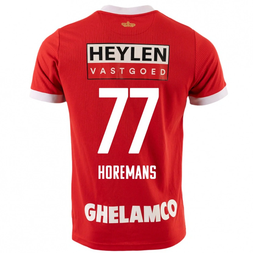 Danxen Damen Milo Horemans #77 Rot Weiß Heimtrikot Trikot 2025/26 T-Shirt Österreich