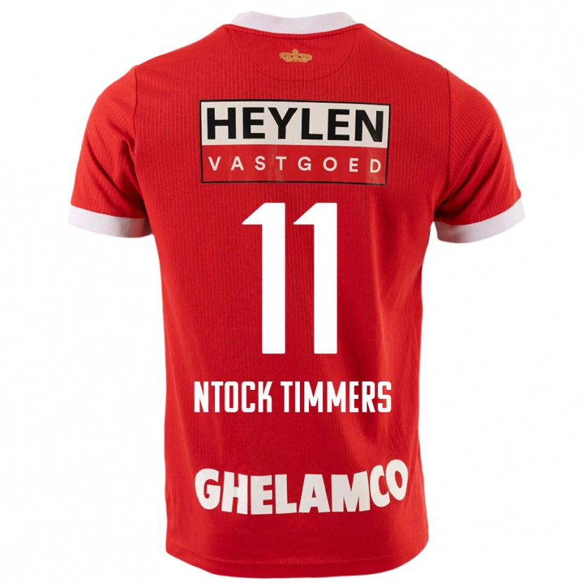 Danxen Damen Kurtis Ntock Timmers #11 Rot Weiß Heimtrikot Trikot 2025/26 T-Shirt Österreich