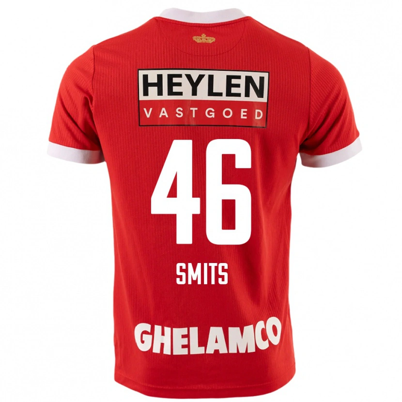 Danxen Damen Milan Smits #46 Rot Weiß Heimtrikot Trikot 2025/26 T-Shirt Österreich