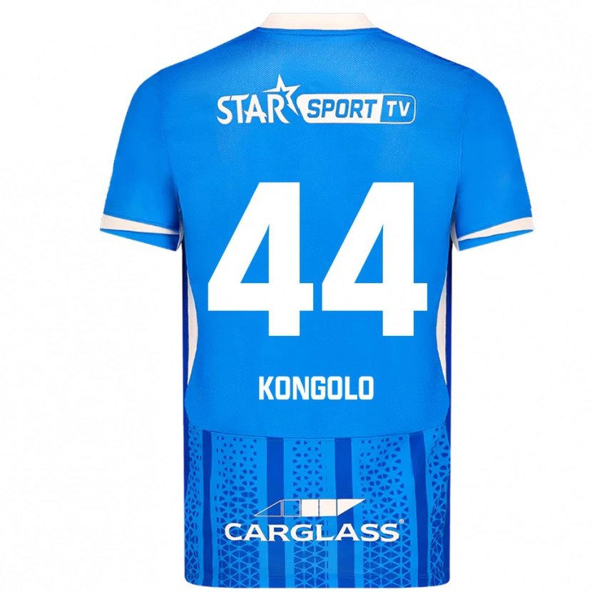 Danxen Damen Josué Kongolo #44 Blau Weiß Heimtrikot Trikot 2025/26 T-Shirt Österreich