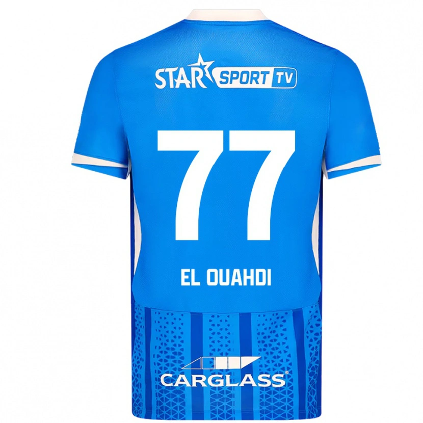 Danxen Damen Zakaria El Ouahdi #77 Blau Weiß Heimtrikot Trikot 2025/26 T-Shirt Österreich