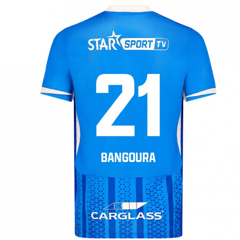 Danxen Damen Ibrahima Sory Bangoura #21 Blau Weiß Heimtrikot Trikot 2025/26 T-Shirt Österreich