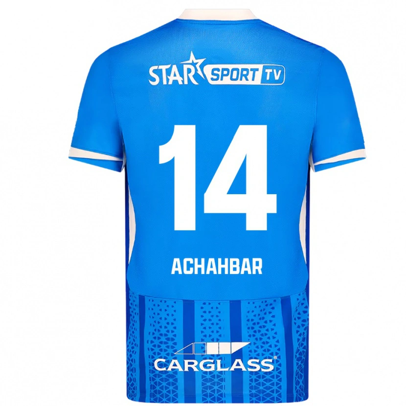 Danxen Damen Kiyan Achahbar #14 Blau Weiß Heimtrikot Trikot 2025/26 T-Shirt Österreich